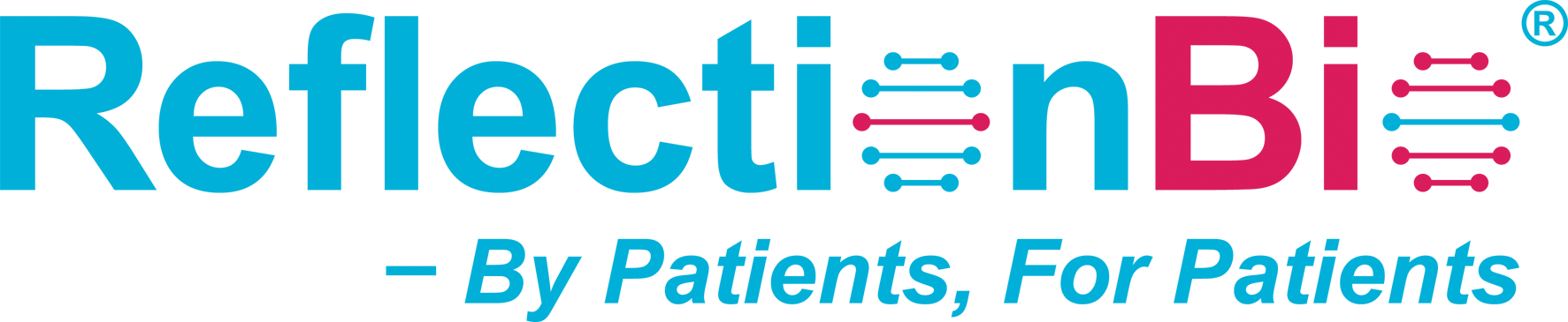 ReflectionBio logo, ReflectionBio – By Patients, For Patients.