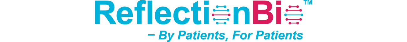 ReflectionBio logo: ReflectionBio – By Patients, For Patients